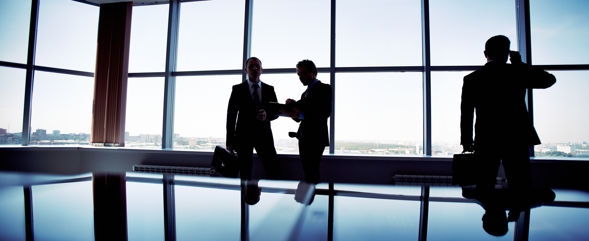 Entrepreneurs collaborating on growth strategy