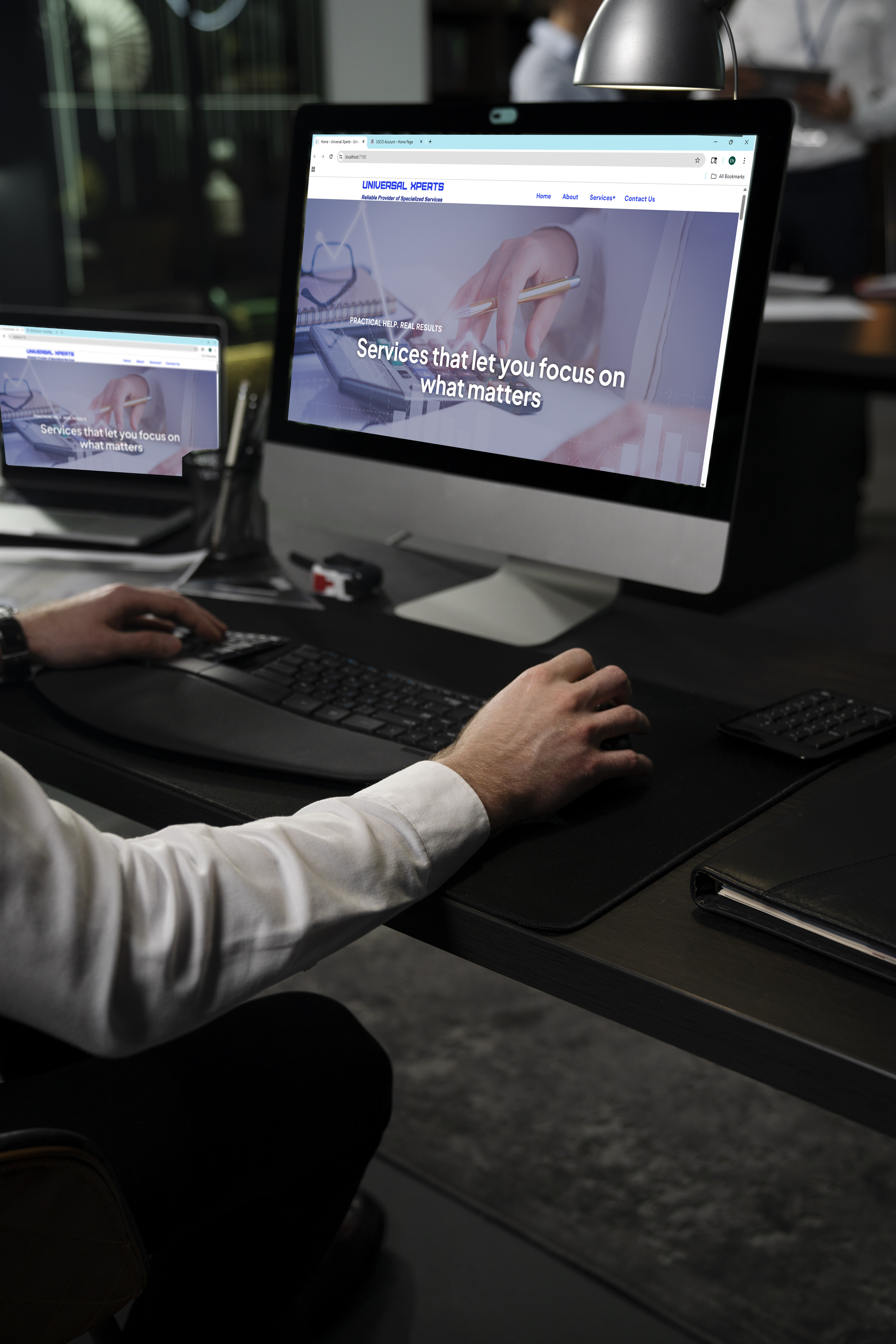 Launch step with SSL, analytics, and indexing