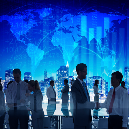 Business consultant preparing proposal and marketing plan