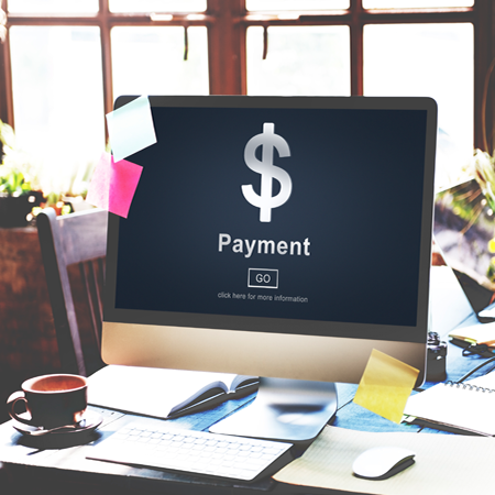 Employer reviewing payroll tax filings